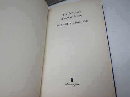 The Footnote A Curious History By Anthony Grafton 1997 book image 3