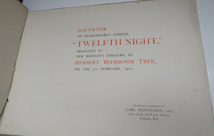 Twelfth Night Souvenir Of Shakespeare's Comedy Her Majesty's Theatre 1901 book image 5