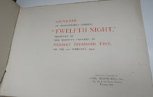 Load image into Gallery viewer, Twelfth Night Souvenir Of Shakespeare&#39;s Comedy Her Majesty&#39;s Theatre 1901
