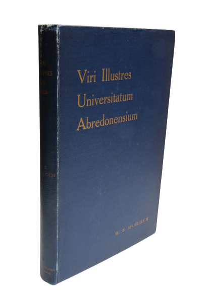 Viri Illustres Universitatum Abredonensium Compiled By W.E McCulloch 1923 book front cover