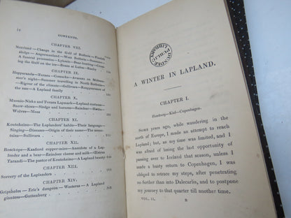 A Winter in Iceland and Lapland by The Hon Arthur Dillon, Two Volumes, 1840 book image 15