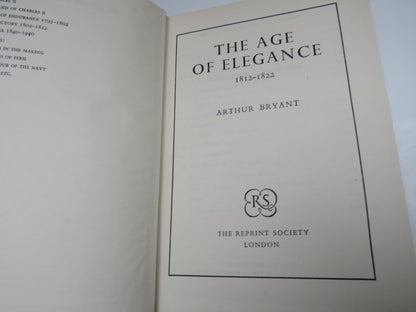 The Age of Elegance 1812-1822 By Arthur Bryant 1954 book image 3