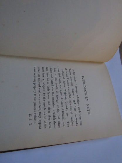 Folk-Lore and legends Russian and Polish 1890 book image 3