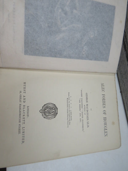 Alec Forbes of Howglen By George MacDonald book image 5
