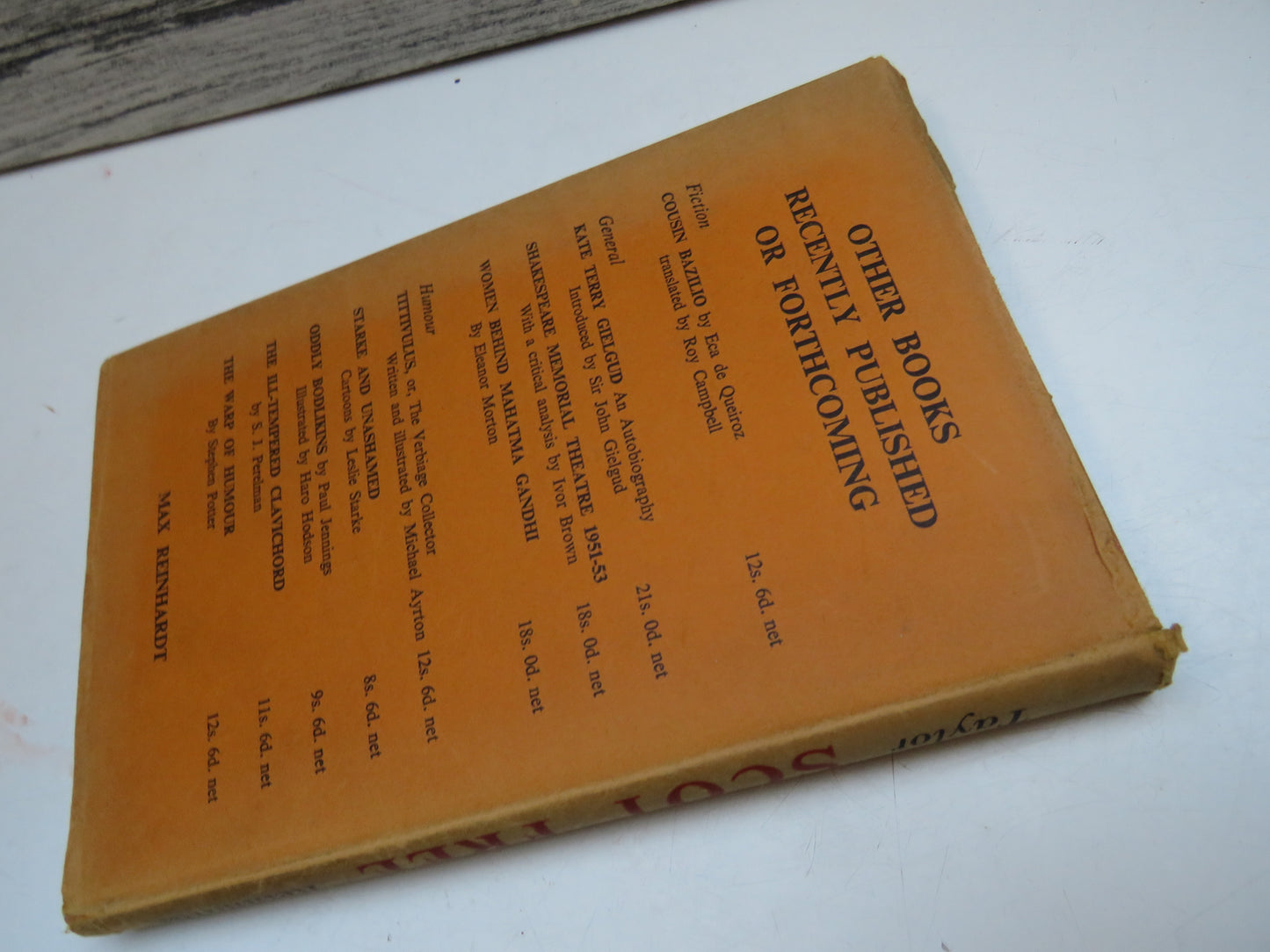 Scot Free A Book of Gael Warnings By Wilfred Taylor 1954