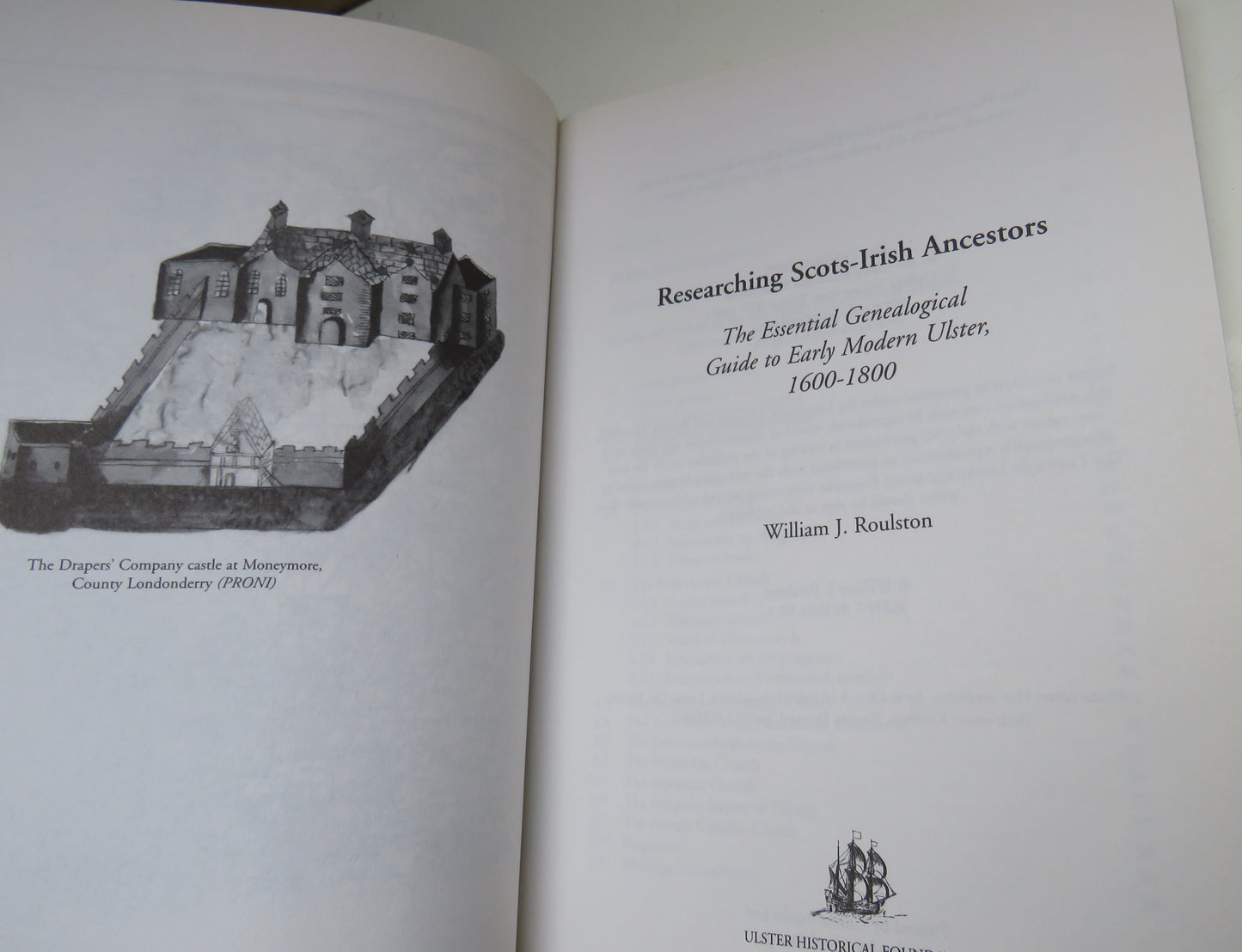 Researching Scots-Irish Ancestors The Essential Genealogical Guide To Early Modern Ulster 1600-1800 By William J. Roulston 2005