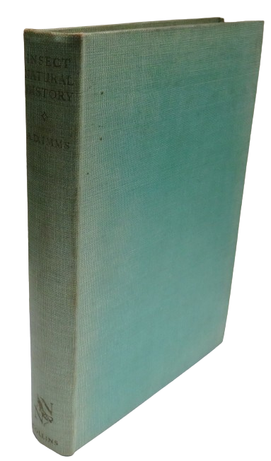 The New Naturalist Insect Natural History By A.D. Imms 1947 1st Edition book front cover