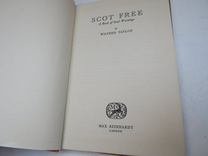 Scot Free A Book of Gael Warnings By Wilfred Taylor 1954 book image 3