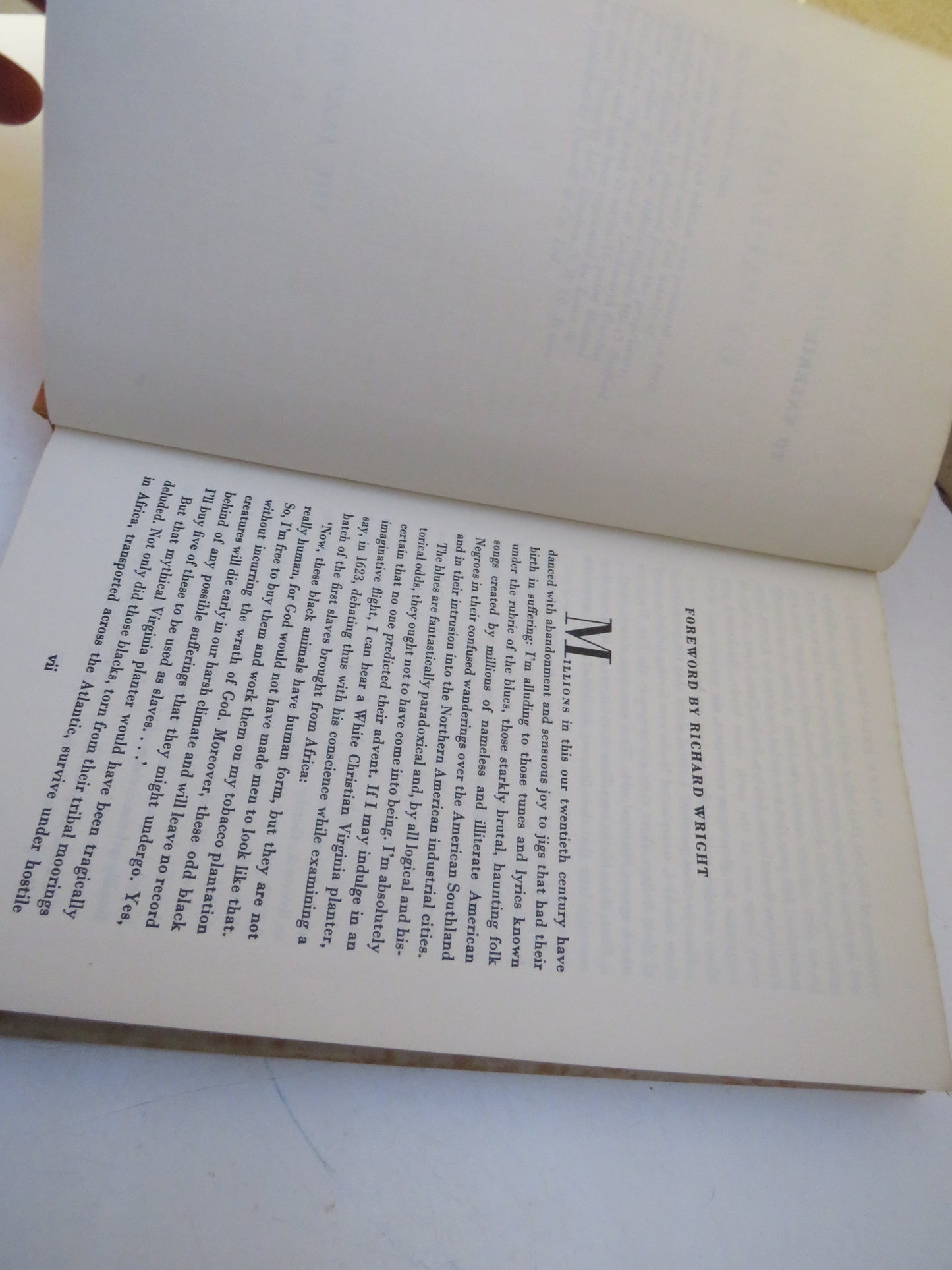 Blues Fell This Moring The Meaning Of The Blues By Paul Oliver With A Foreword By Richard Wright 1963