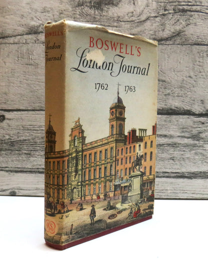 Boswell's London Journal 1762-1763 As First Published In 1950 From The Original MSS. book front cover