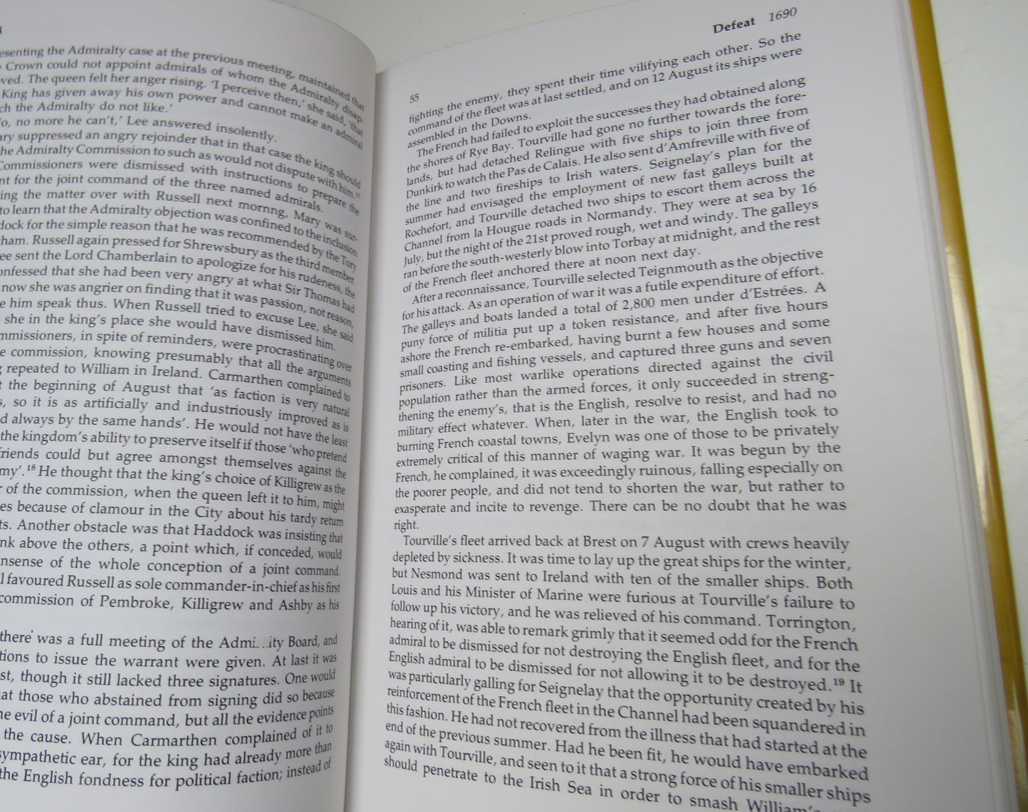 The Defeat of James Stuart's Armada 1692 By Philip Aubrey 1979