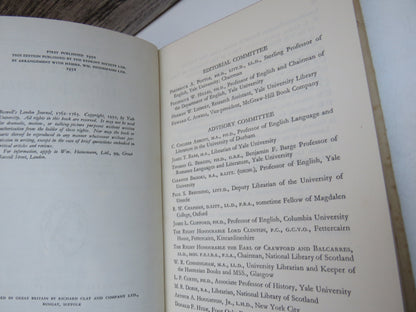 Boswell's London Journal 1762-1763 As First Published In 1950 From The Original MSS. book image 4