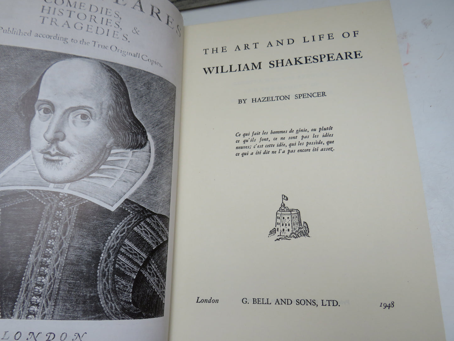 The Art and Life of William Shakespeare By Hazelton Spencer book image 4