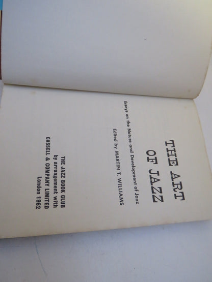 The Art of Jazz Essays On The Nature and Development of Jazz Edited By Martin T. Williams 1962 book image 3