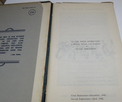 "To The Fifth Generation" A Hundred Minutes With Glasdstone . W.E.Gladstone A Story of Brotherhood I book image 4