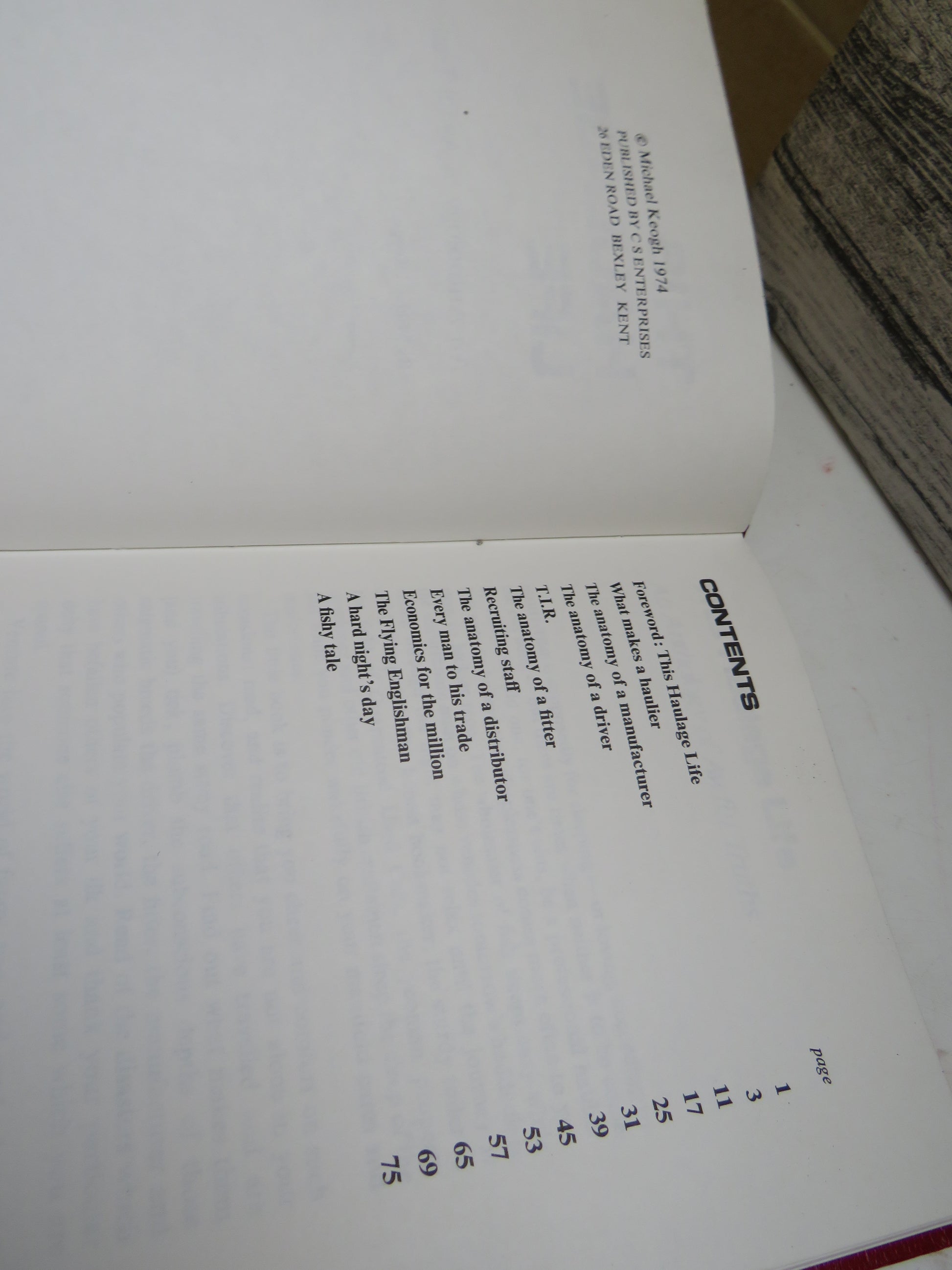 This Haulage Life An Anthology of Awful Thoughts By Michael Keogh 1974 book image 4