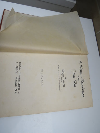 A Woman's Experiences In The Great War By Louise Mack 1915 1st Edition book image 4