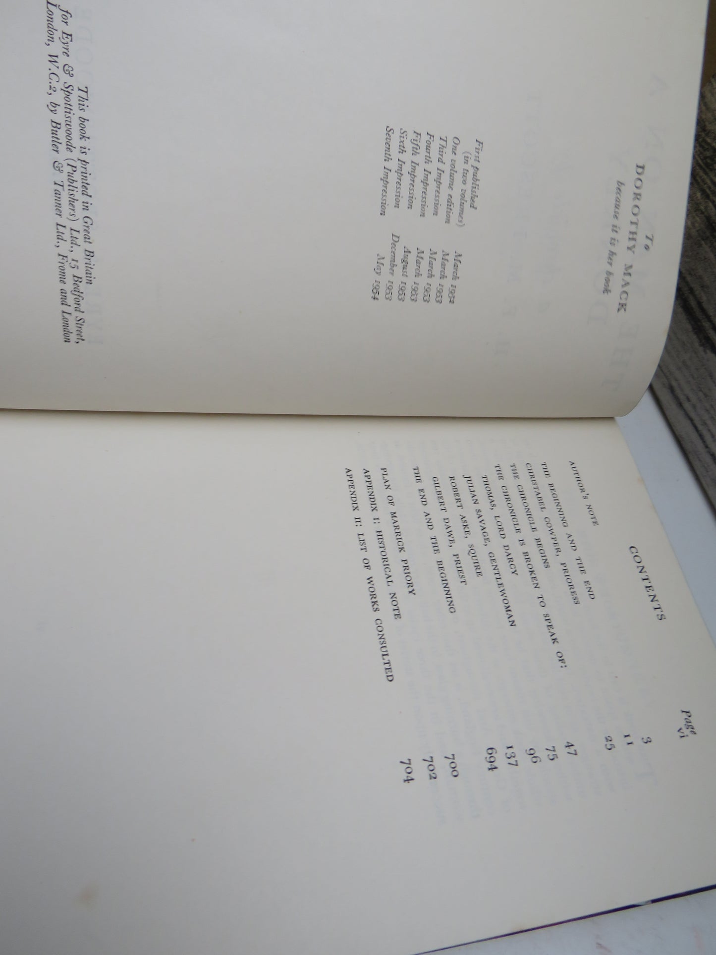 The Man On A Donkey A Chronicle By H. F. M. Prescott 1954 book image 4