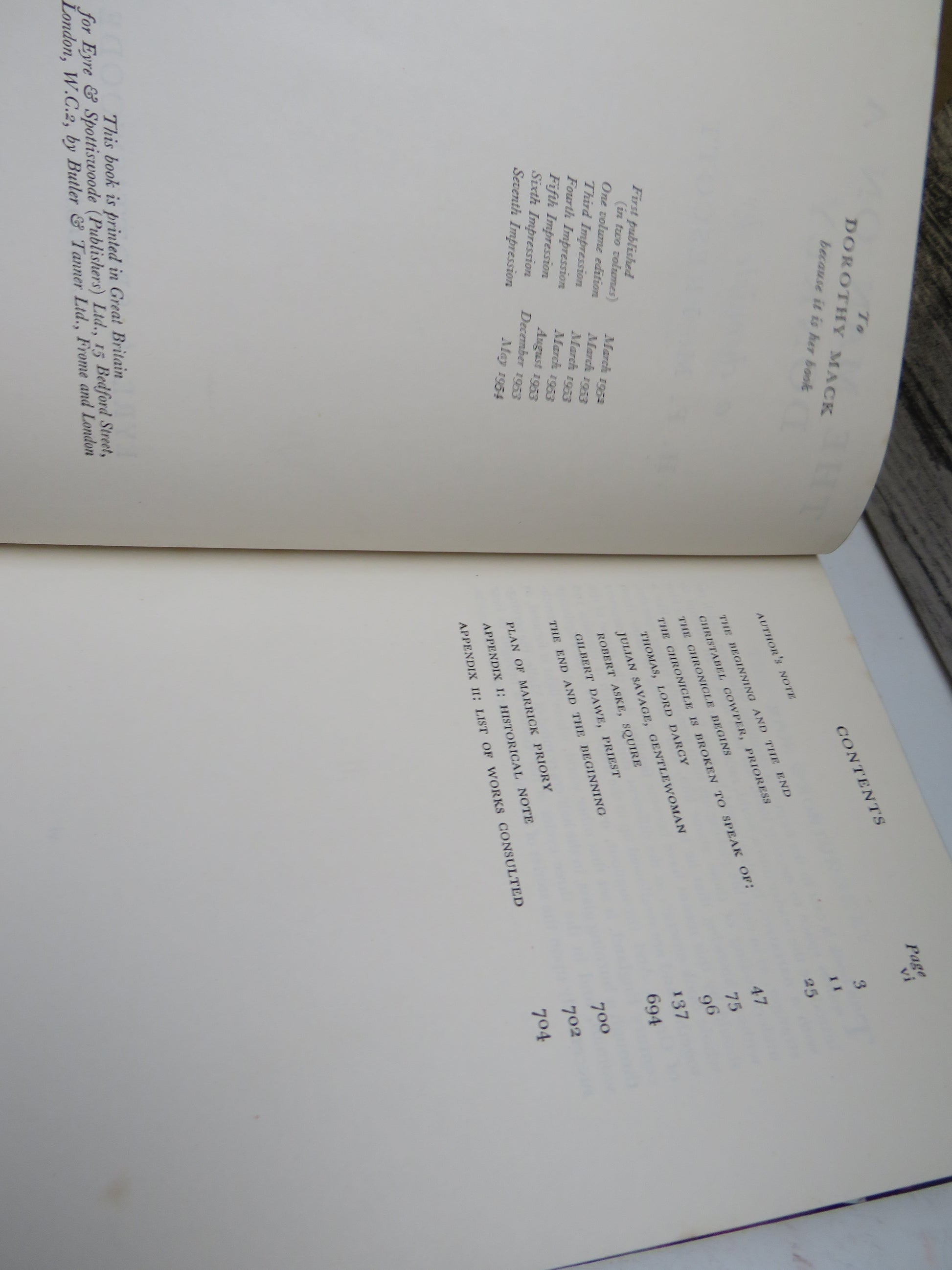 The Man On A Donkey A Chronicle By H. F. M. Prescott 1954 book image 4