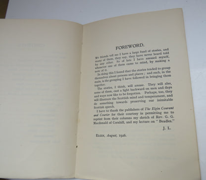 Scottish Life and Humour of Yesterday By John Lendrum 1926 book image 4