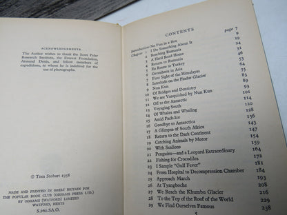 Adventurer's Eye, The Autobiography of the Everest Film-Man by Tom Stobart, 1958 book image 4