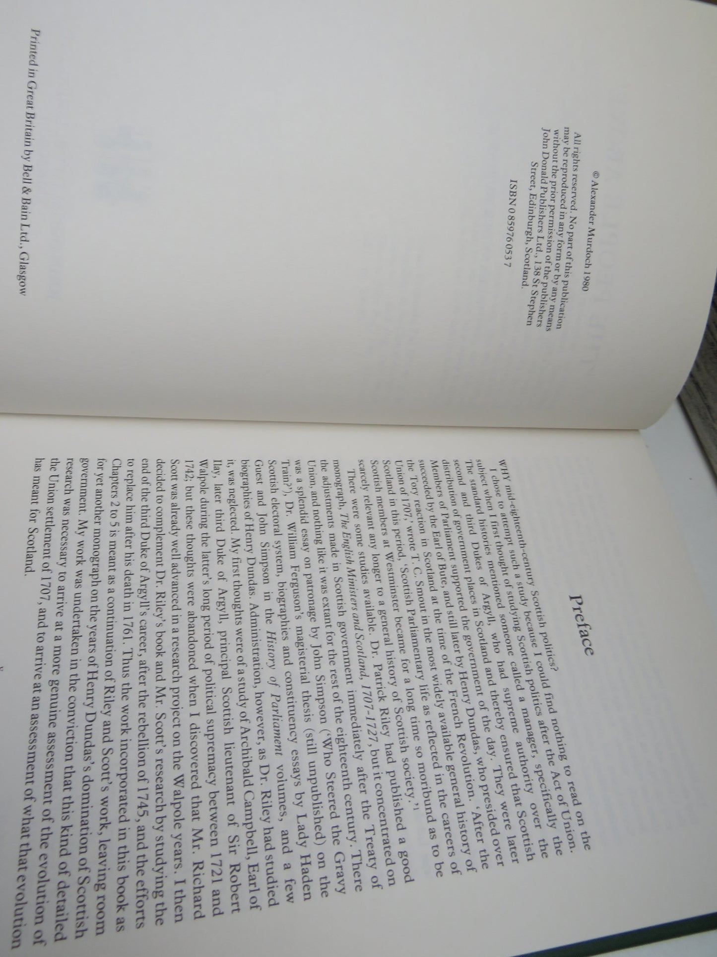 'The People Above' Politics and Administration In Mid-Eighteenth-Century Scotland By Alexander Murdo book image 4