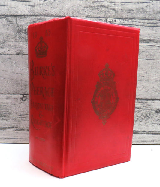 Burke's Genealogical and Heraldic History of the Peerage Baronetage and Knightage 1963