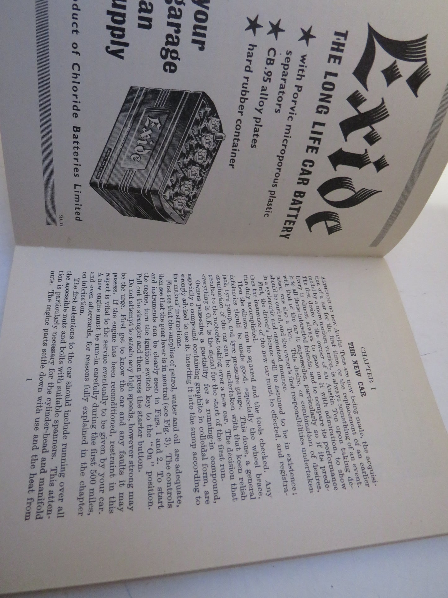 The Book of The Austin Ten A Fully Illustrated Instruction Book For All Owners of Models From 1932 to 1947 By Staton Abbey 1953