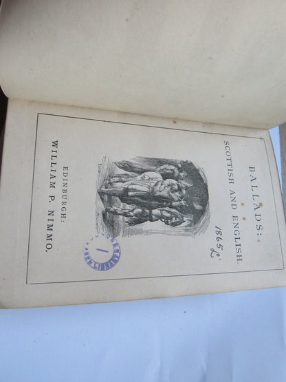 Ballads: Scottish and English Edinburgh William P. Nimmo book image 6