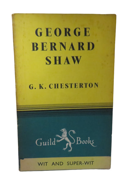 George Bernard Shaw By G. K. Chesterton 1949 book front cover