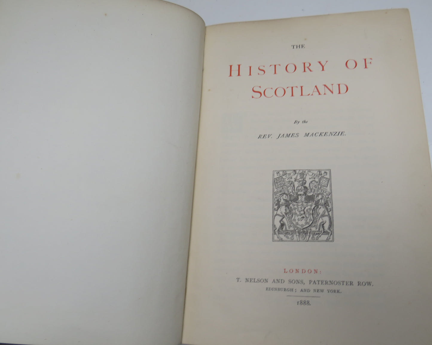 History of Scotland by the Rev. James MacKenzie, 1888