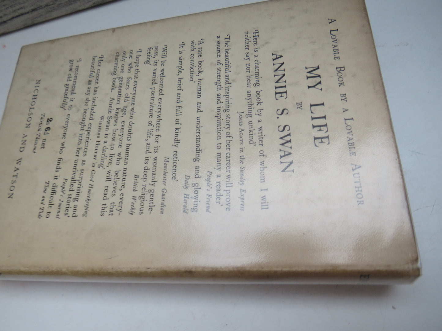 The Enchanted Door A Fireside Philosophy By Annie S. Swan 1938 book image 3