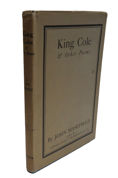 King Cole & Other Poems by John Masefield, 1923 book front cover