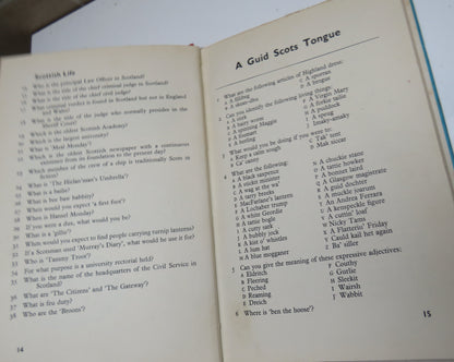 The Scottish Quiz Book by Lawrence Stenhouse, 1957 book image 4