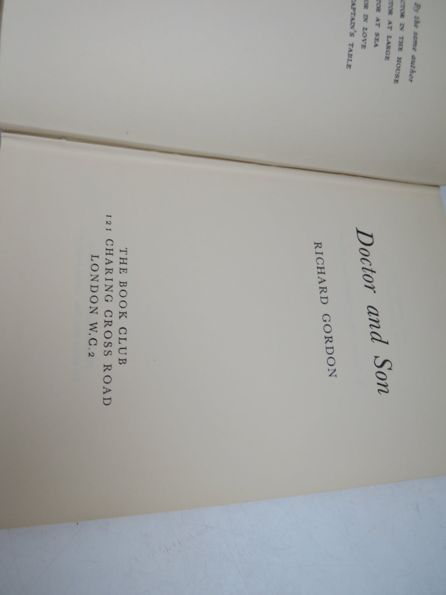 Doctor and Son By Richard Gordon 1959 book image 4