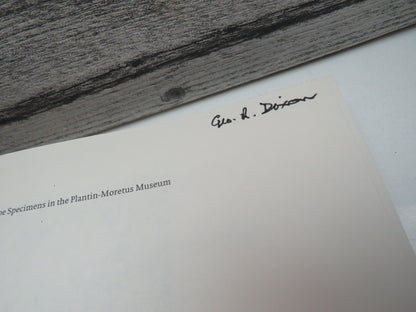 Early Type Specimens In The Plantin-Moretus Museum Annotated Descriptions of the Specimens To CA. 18 book image 3