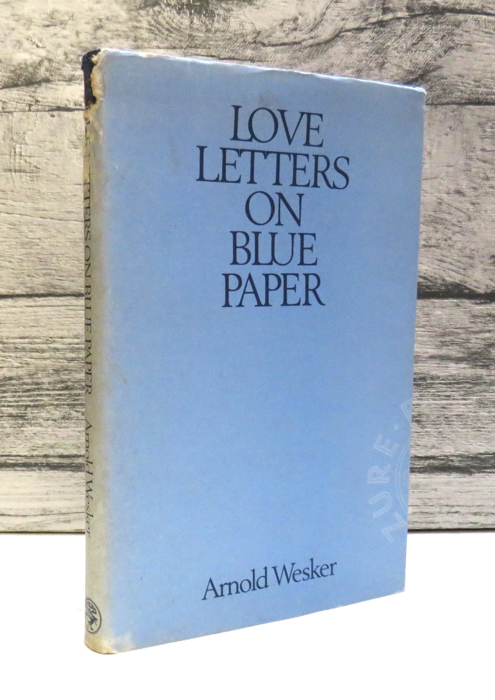 Love Letters On Blue Paper Three Stories By Arnold Wesker 1974 book front cover