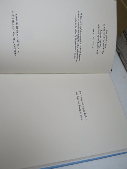 Love Letters On Blue Paper Three Stories By Arnold Wesker 1974 book image 5