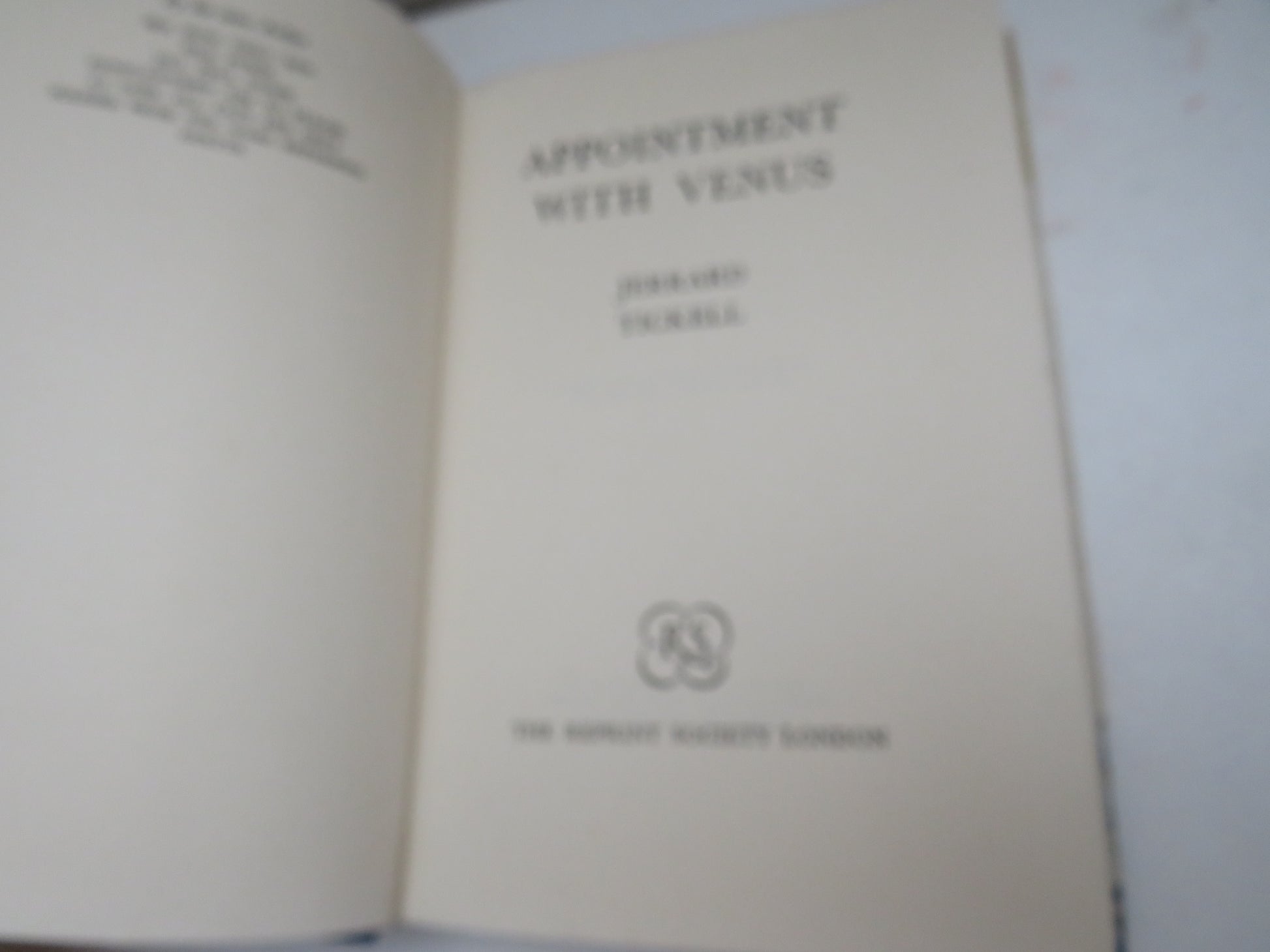 Appointment With Venus By Jerrard Tickell 1953 book image 3