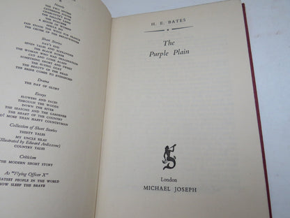 The Purple Plain By H.E. Bates 1948 book image 4