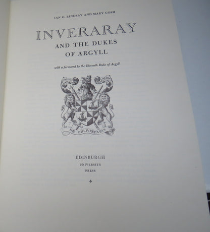 Inveraray and The Dukes of Argyll By Ian G. Lindsay and Mary Cosh 1973 book image 3
