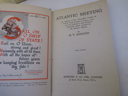 Atlantic Meeting An Account of Mr. Churchill's Voyage In H.M.S. Prince of Wales In August 1941 and t book image 4