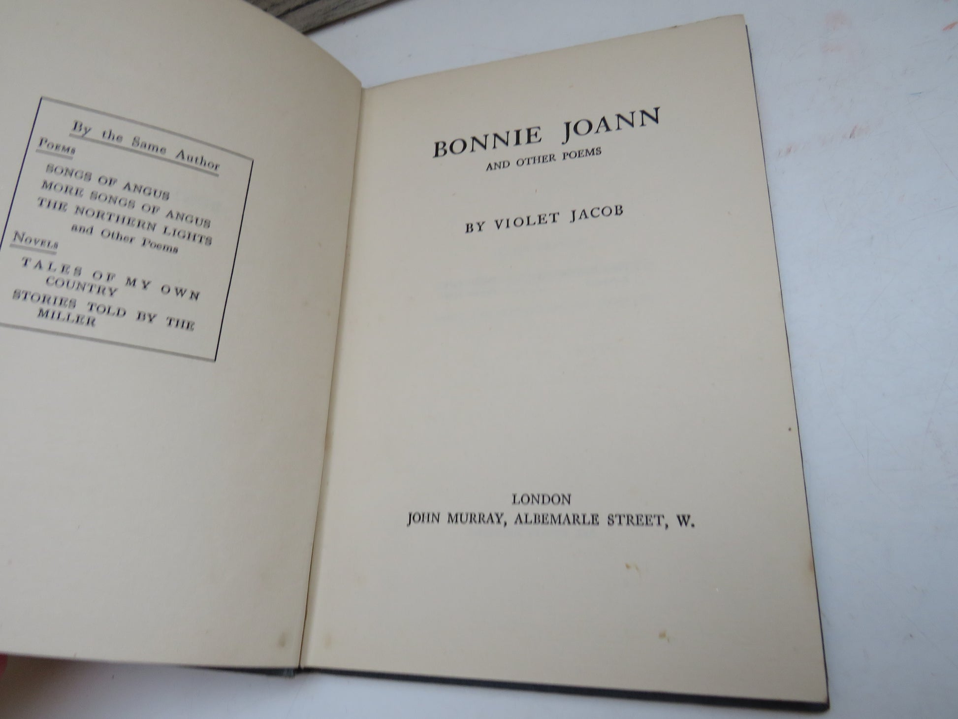 Bonnie Joann and Other Poems By Violet Jacob 1927 book image 4