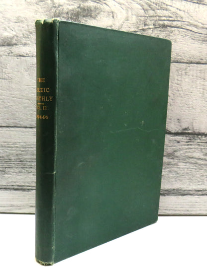 The Celtic Monthly: A Magazine For Highlanders Vol III Edited By John Mackay, Kingston, Glasgow 1895 book front cover