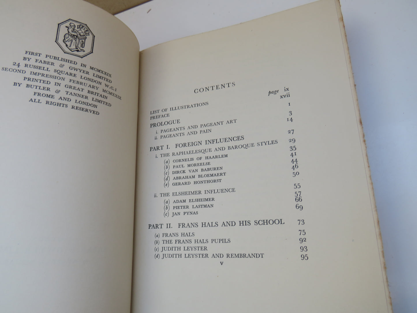 An Introduction To Dutch Art By R.H. Wilenski 1929