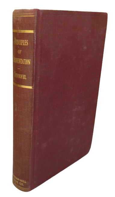 Principles of Sedimentation By W.H. Twenhofel 1939 book front cover