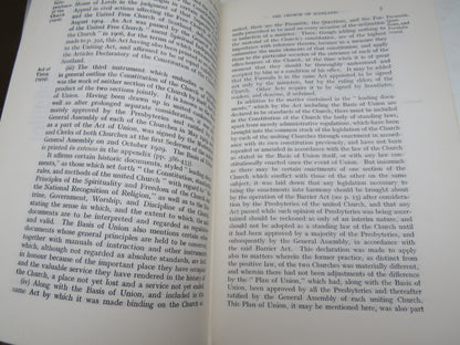 Practice and Procedure In The Church of Scotland Edited By The Late Rev. James T. Cox 1976