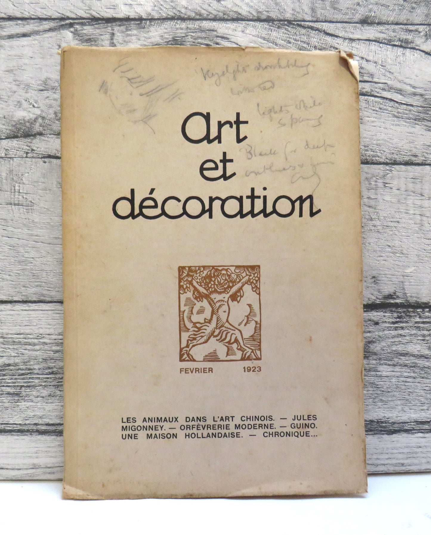Art Et Decoration Fevrier 1923 Number - 254