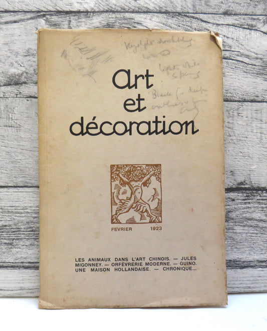 Art Et Decoration Fevrier 1923 Number - 254