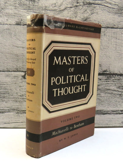 Masters of Political Thought Edited By Edward McChesney Sait Volume Two book front cover